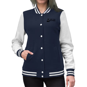 Why Not Retire Women's Varsity Jacket - JTApparel