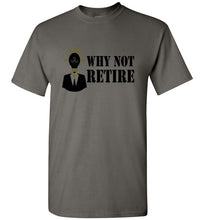 Why Not Retire Signature Logo Short- Sleeve Tee - JTApparel