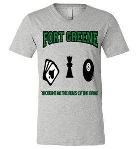 Fort Greene Unisex V- Neck Tee