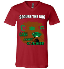 Secure The Bag Unisex V-Neck Tee - JTApparel
