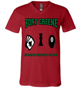 Fort Greene Unisex V- Neck Tee