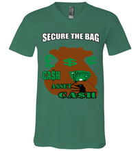 Secure The Bag Unisex V-Neck Tee - JTApparel