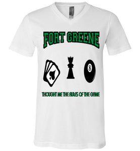 Fort Greene Unisex V- Neck Tee