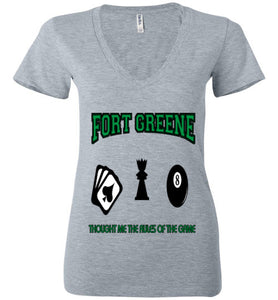 Fort Greene Ladies Deep V- Neck