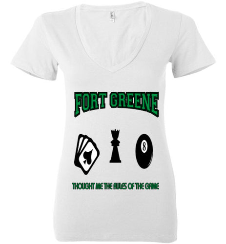 Fort Greene Ladies Deep V- Neck