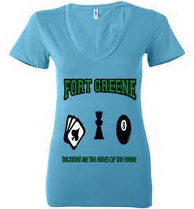 Fort Greene Ladies Deep V- Neck