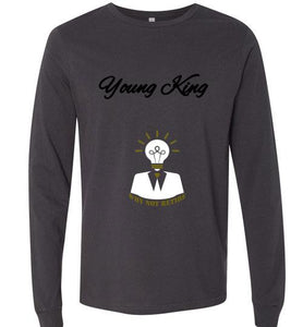 Young King Youth Boy Why Not Retire Long Sleeve T-Shirt - JTApparel