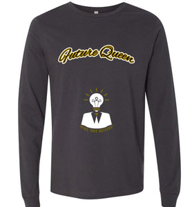 Future Queen Youth Girl Why Not Retire Long Sleeve T-Shirt]Jtapparel.com - JTApparel