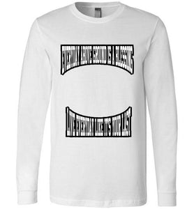 Everyday Above Ground Is A Blessing Canvas Long Sleeve T-Shirt]Jtapparel.com - JTApparel