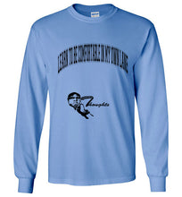 Learn To Be Comfortable In Your Own Lane Long Sleeve T-Shirt]Jtapparel.com - JTApparel