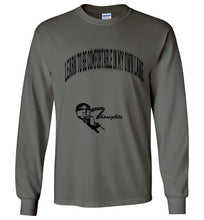 Learn To Be Comfortable In Your Own Lane Long Sleeve T-Shirt]Jtapparel.com - JTApparel