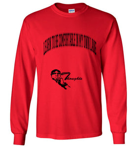 Learn To Be Comfortable In Your Own Lane Long Sleeve T-Shirt]Jtapparel.com - JTApparel