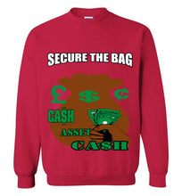 Secure The Bag Crewneck Sweatshirt - JTApparel