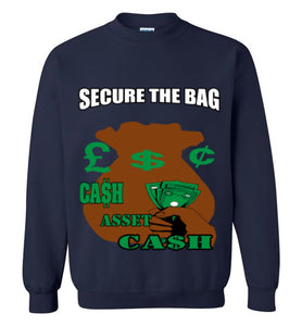 Secure The Bag Crewneck Sweatshirt - JTApparel