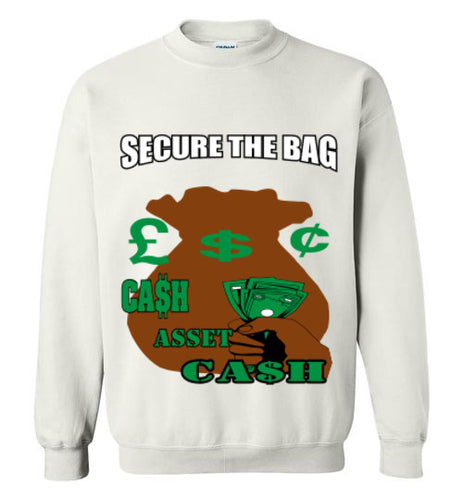 Secure The Bag Crewneck Sweatshirt - JTApparel