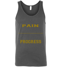 Pain Equal Progress Men's Canvas Tank Top]Jtapparel.com - JTApparel