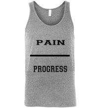 Pain Equal Progress women's Canvas Tank Top]Jtapparel.com - JTApparel
