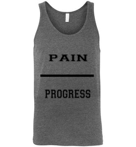 Pain Equal Progress women's Canvas Tank Top]Jtapparel.com - JTApparel