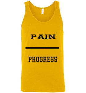 Pain Equal Progress women's Canvas Tank Top]Jtapparel.com - JTApparel