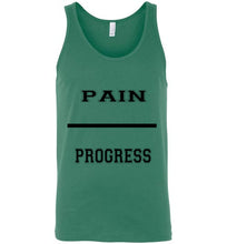 Pain Equal Progress women's Canvas Tank Top]Jtapparel.com - JTApparel