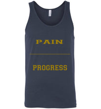 Pain Equal Progress Men's Canvas Tank Top]Jtapparel.com - JTApparel
