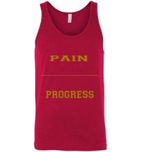 Pain Equal Progress Men's Canvas Tank Top]Jtapparel.com - JTApparel
