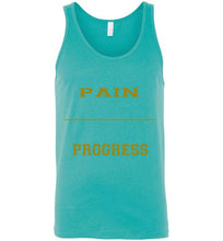 Pain Equal Progress Men's Canvas Tank Top]Jtapparel.com - JTApparel