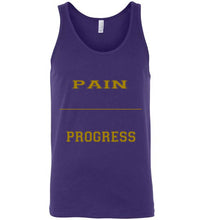 Pain Equal Progress Men's Canvas Tank Top]Jtapparel.com - JTApparel