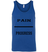 Pain Equal Progress women's Canvas Tank Top]Jtapparel.com - JTApparel