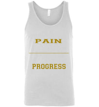 Pain Equal Progress Men's Canvas Tank Top]Jtapparel.com - JTApparel