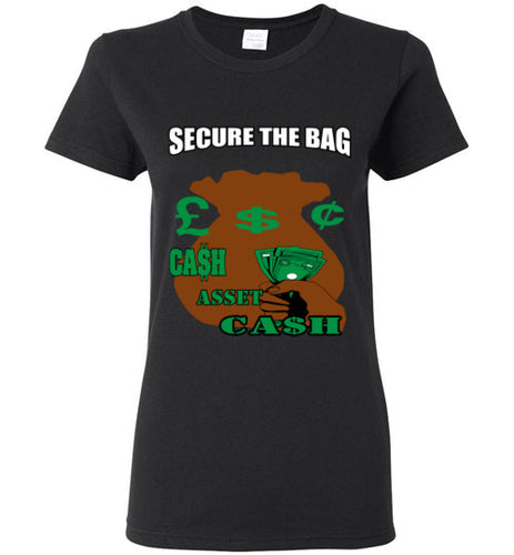Secure The Bag Ladies Short- Sleeve - JTApparel