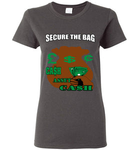 Secure The Bag Ladies Short- Sleeve - JTApparel