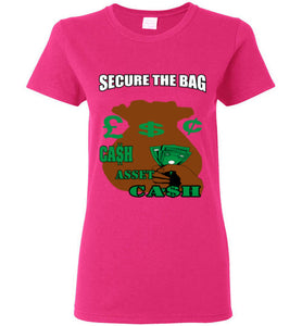 Secure The Bag Ladies Short- Sleeve - JTApparel
