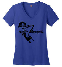 Joseph's Thoughts Signature Logo District Made Ladies V Neck Tee]Jtapparel.com - JTApparel