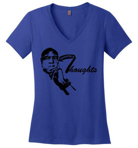 Joseph's Thoughts Signature Logo District Made Ladies V Neck Tee]Jtapparel.com - JTApparel