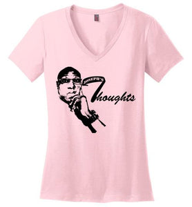 Joseph's Thoughts Signature Logo District Made Ladies V Neck Tee]Jtapparel.com - JTApparel