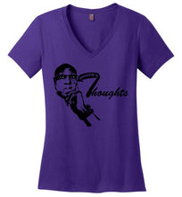 Joseph's Thoughts Signature Logo District Made Ladies V Neck Tee]Jtapparel.com - JTApparel