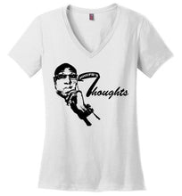 Joseph's Thoughts Signature Logo District Made Ladies V Neck Tee]Jtapparel.com - JTApparel