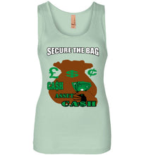 Secure The Bag Next Level Womens Jersey Tank Top - JTApparel