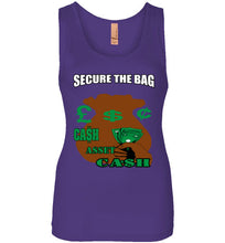 Secure The Bag Next Level Womens Jersey Tank Top - JTApparel