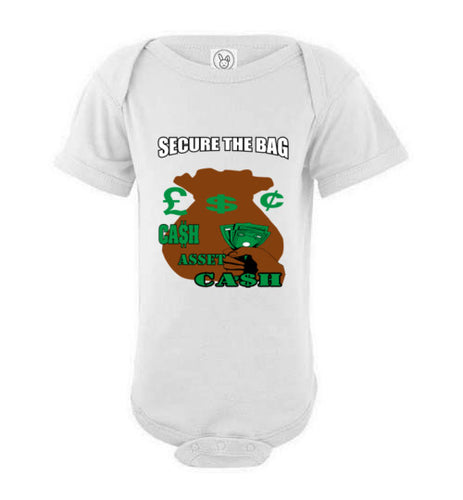 Secure The Bag Infant Jersey Bodysuit - JTApparel