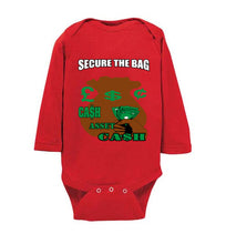 Secure The Bag Infant Long Sleeve Bodysuit - JTApparel