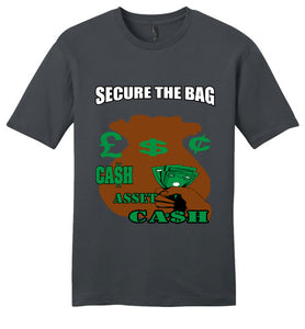 Secure The Bag Young Men Tee - JTApparel