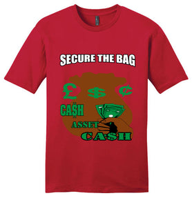 Secure The Bag Young Men Tee - JTApparel