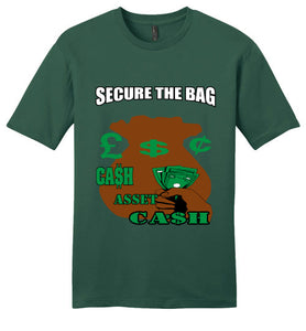 Secure The Bag Young Men Tee - JTApparel