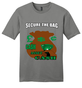 Secure The Bag Young Men Tee - JTApparel
