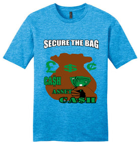 Secure The Bag Young Men Tee - JTApparel