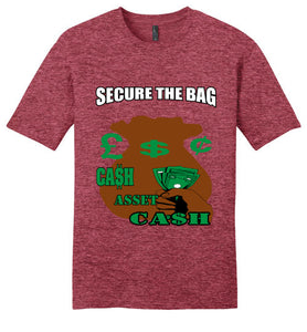 Secure The Bag Young Men Tee - JTApparel