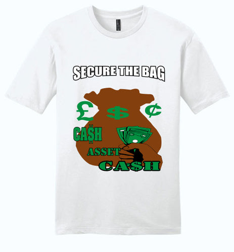 Secure The Bag Young Men Tee - JTApparel