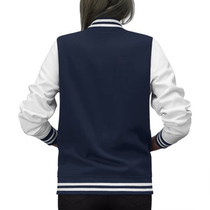 Why Not Retire Women's Varsity Jacket - JTApparel